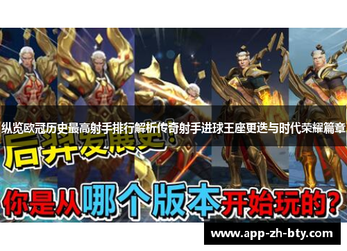 纵览欧冠历史最高射手排行解析传奇射手进球王座更迭与时代荣耀篇章